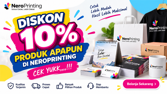 DISKON PRODUK 10%